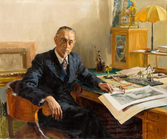 Бернадский В.Д. Портрет М.П.Крошицкого. 1954